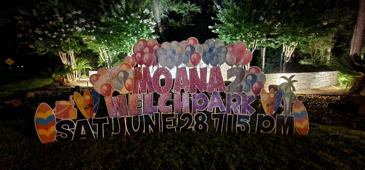 Anniversary yard sign inspiration for a front-yard surprise